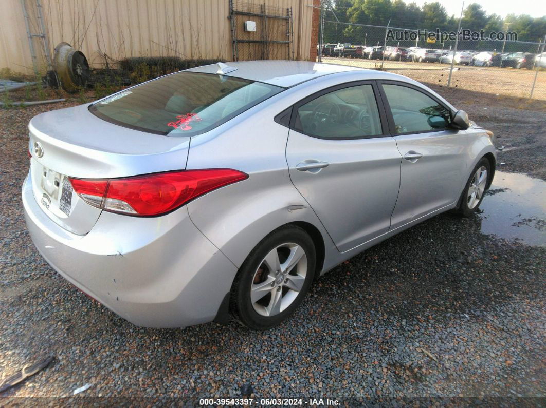 2013 Hyundai Elantra Gls Серебряный vin: 5NPDH4AE4DH280803