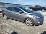 2013 Hyundai Elantra Gls Gray vin: 5NPDH4AE4DH283197