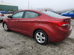 2013 Hyundai Elantra Gls Maroon vin: 5NPDH4AE4DH331622