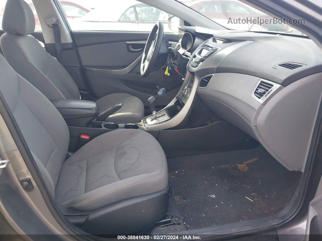 2013 Hyundai Elantra Gls Серый vin: 5NPDH4AE4DH332043