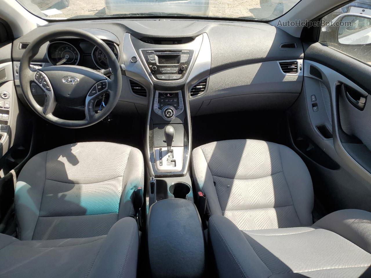 2013 Hyundai Elantra Gls Серебряный vin: 5NPDH4AE4DH369979