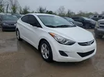 2013 Hyundai Elantra Gls White vin: 5NPDH4AE4DH374907