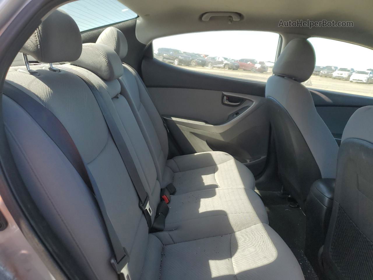 2013 Hyundai Elantra Gls Silver vin: 5NPDH4AE4DH385003