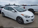 2013 Hyundai Elantra Gls White vin: 5NPDH4AE4DH385874