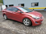 2013 Hyundai Elantra Gls Red vin: 5NPDH4AE4DH387303