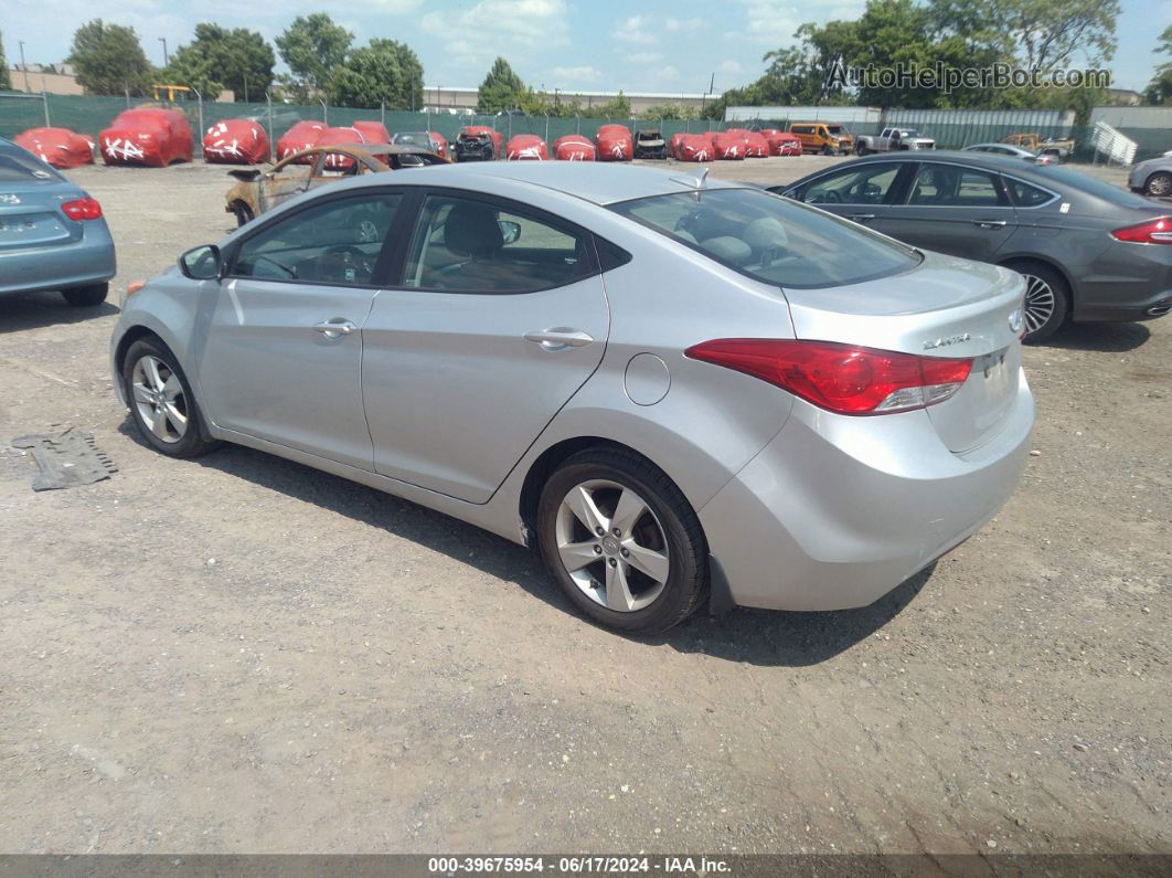 2013 Hyundai Elantra Gls Silver vin: 5NPDH4AE4DH394719