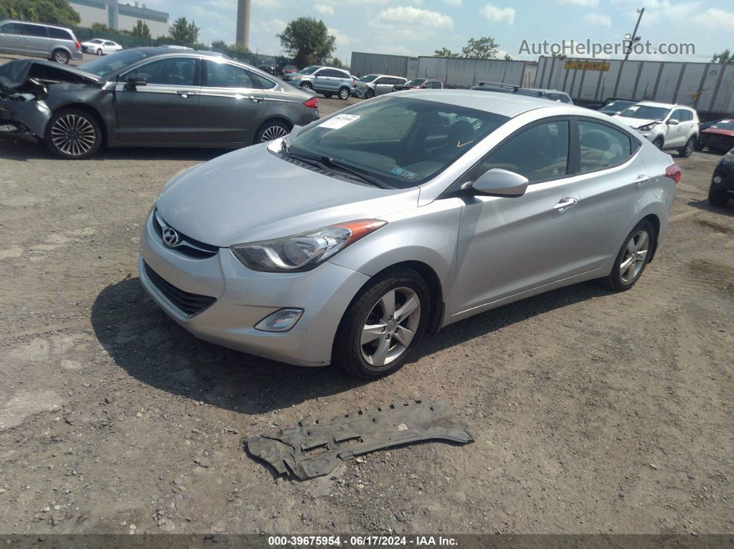 2013 Hyundai Elantra Gls Silver vin: 5NPDH4AE4DH394719