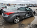 2013 Hyundai Elantra Gls Gray vin: 5NPDH4AE4DH422423