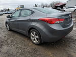 2013 Hyundai Elantra Gls Gray vin: 5NPDH4AE4DH422423