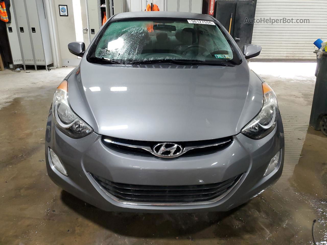 2013 Hyundai Elantra Gls Серый vin: 5NPDH4AE4DH427928