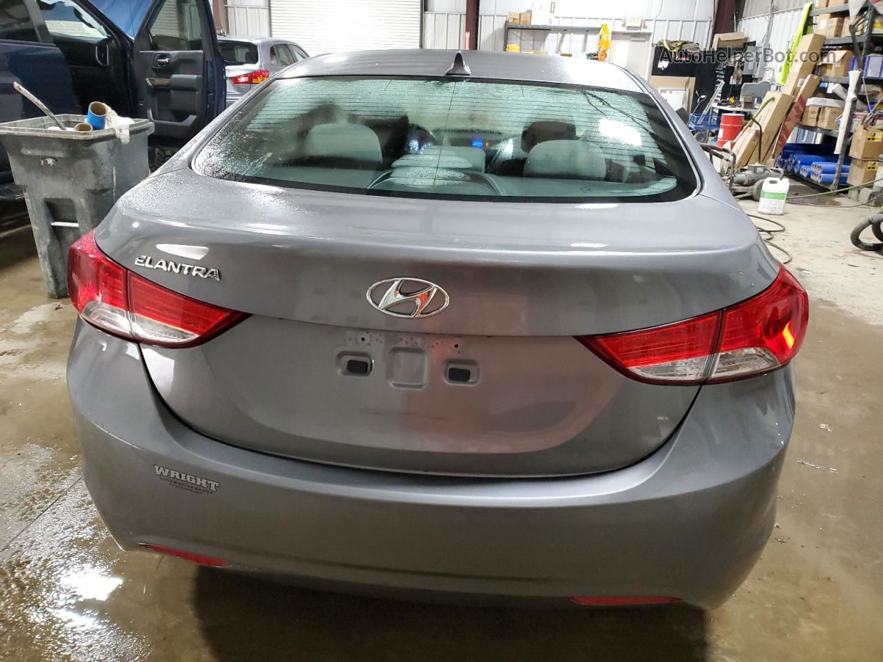 2013 Hyundai Elantra Gls Gray vin: 5NPDH4AE4DH427928