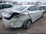 2013 Hyundai Elantra Gls White vin: 5NPDH4AE4DH429016