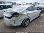 2013 Hyundai Elantra Gls White vin: 5NPDH4AE4DH429016