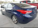 2013 Hyundai Elantra Limited Синий vin: 5NPDH4AE4DH438122