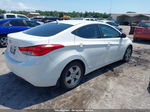 2013 Hyundai Elantra Gls White vin: 5NPDH4AE4DH453803