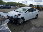 2014 Hyundai Elantra Se Белый vin: 5NPDH4AE4EH472174