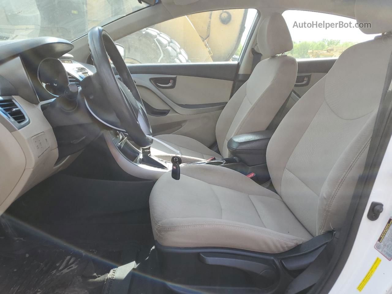 2014 Hyundai Elantra Se Белый vin: 5NPDH4AE4EH472174