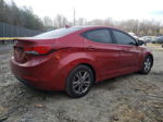 2014 Hyundai Elantra Se Burgundy vin: 5NPDH4AE4EH477259