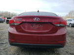 2014 Hyundai Elantra Se Burgundy vin: 5NPDH4AE4EH477259