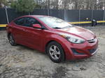 2014 Hyundai Elantra Se Burgundy vin: 5NPDH4AE4EH477259