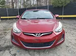 2014 Hyundai Elantra Se Burgundy vin: 5NPDH4AE4EH477259