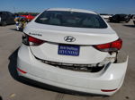 2014 Hyundai Elantra Se White vin: 5NPDH4AE4EH478346