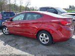 2014 Hyundai Elantra Se Burgundy vin: 5NPDH4AE4EH487497