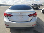 2014 Hyundai Elantra Se Silver vin: 5NPDH4AE4EH496717