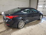 2014 Hyundai Elantra Se Черный vin: 5NPDH4AE4EH499066