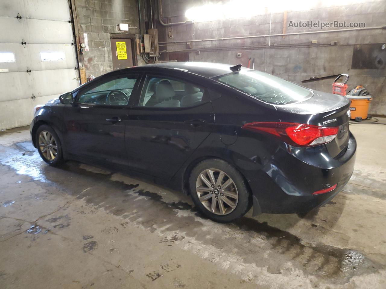 2014 Hyundai Elantra Se Black vin: 5NPDH4AE4EH499066