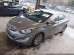 2014 Hyundai Elantra Se Gray vin: 5NPDH4AE4EH500989