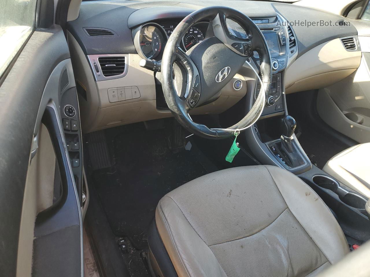 2014 Hyundai Elantra Se Белый vin: 5NPDH4AE4EH505318