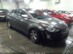 2014 Hyundai Elantra Se Gray vin: 5NPDH4AE4EH505562