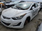 2014 Hyundai Elantra Se White vin: 5NPDH4AE4EH506145