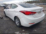 2014 Hyundai Elantra Se White vin: 5NPDH4AE4EH507568