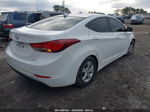 2014 Hyundai Elantra Se White vin: 5NPDH4AE4EH507568