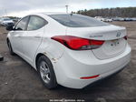 2014 Hyundai Elantra Se White vin: 5NPDH4AE4EH507568