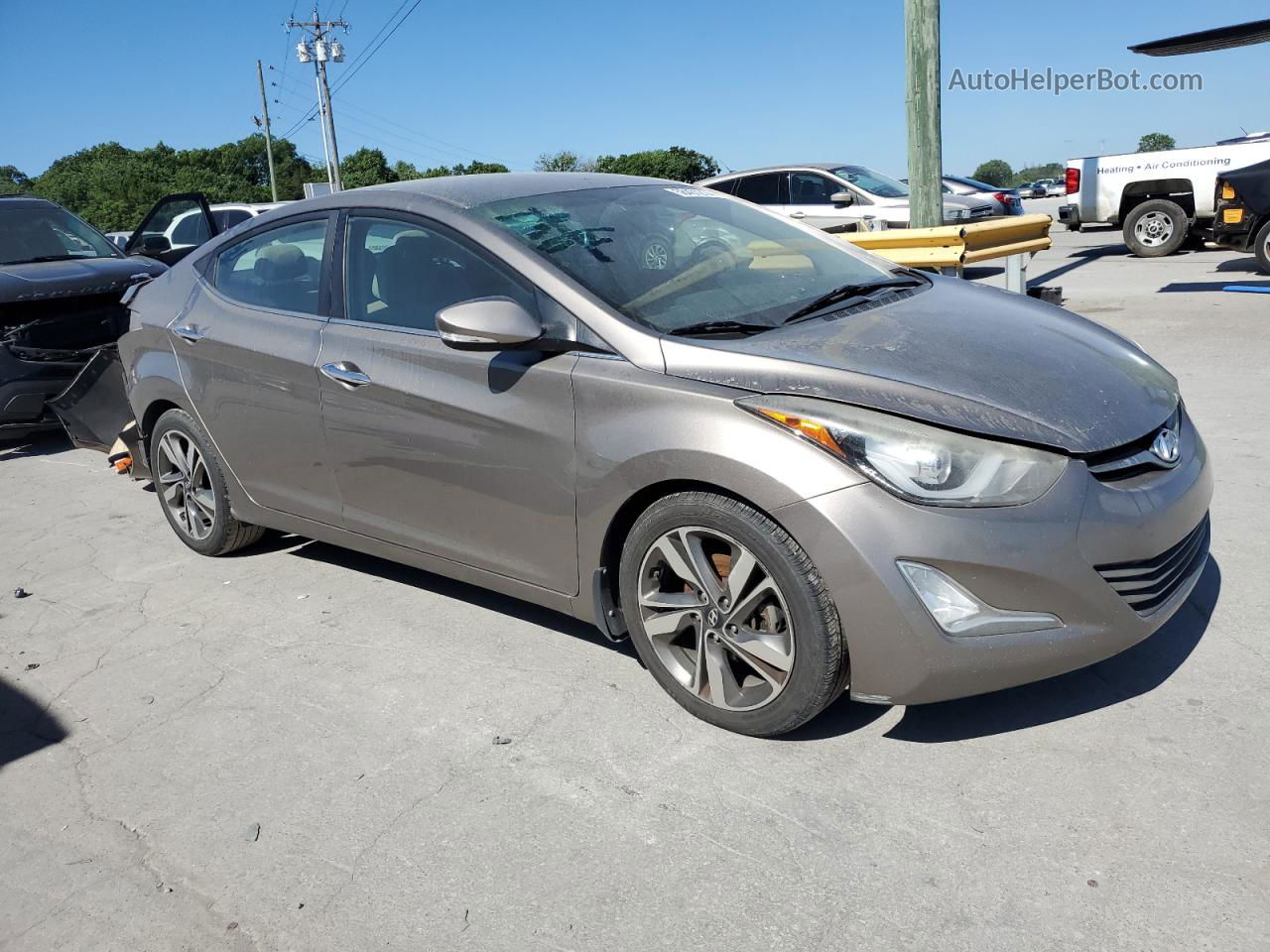 2014 Hyundai Elantra Se Tan vin: 5NPDH4AE4EH518084