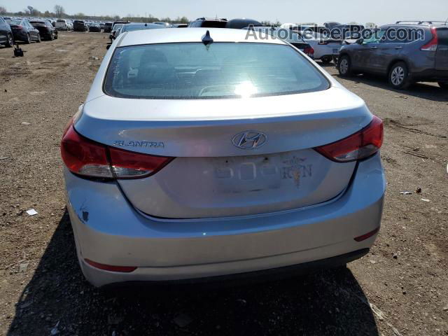 2014 Hyundai Elantra Se Silver vin: 5NPDH4AE4EH521292