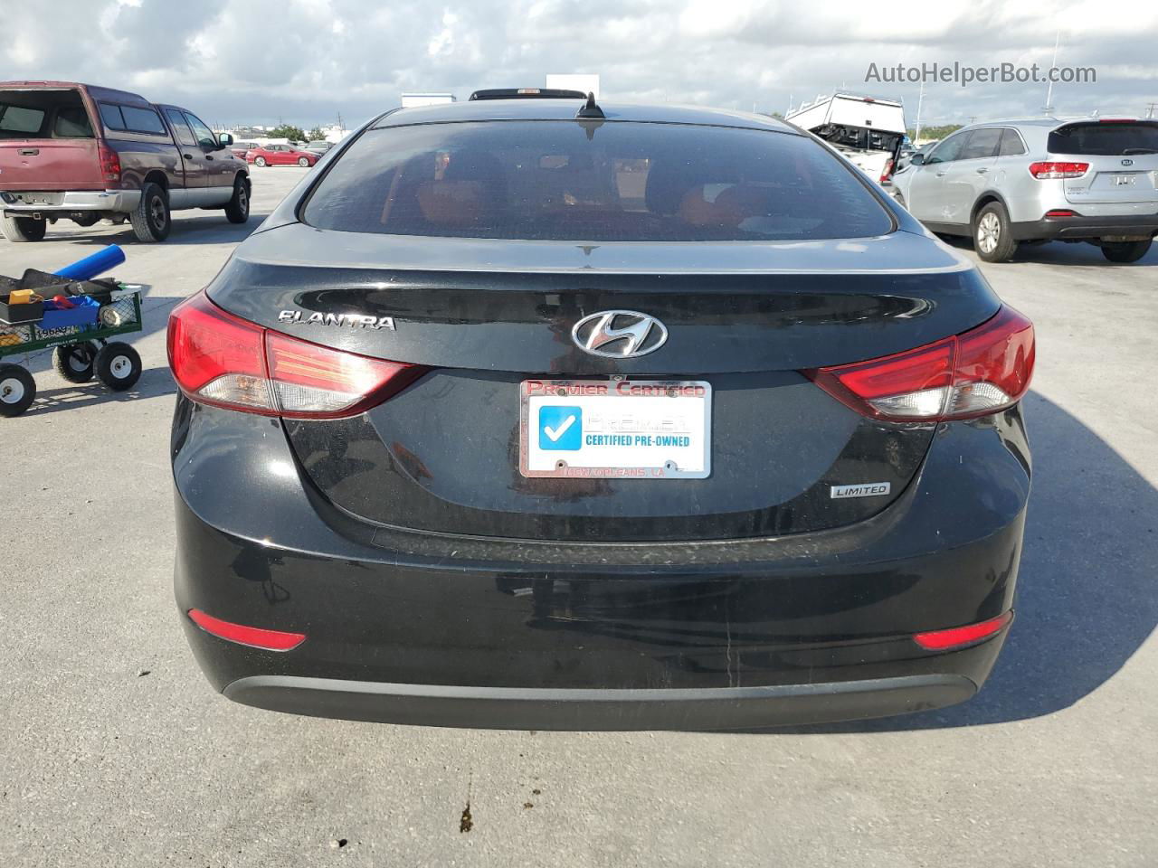 2014 Hyundai Elantra Se Черный vin: 5NPDH4AE4EH531031