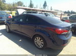 2014 Hyundai Elantra Se Blue vin: 5NPDH4AE4EH537010