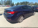 2014 Hyundai Elantra Se Blue vin: 5NPDH4AE4EH537010