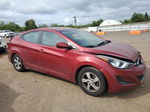 2014 Hyundai Elantra Se Burgundy vin: 5NPDH4AE4EH544104