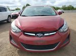 2014 Hyundai Elantra Se Burgundy vin: 5NPDH4AE4EH544104