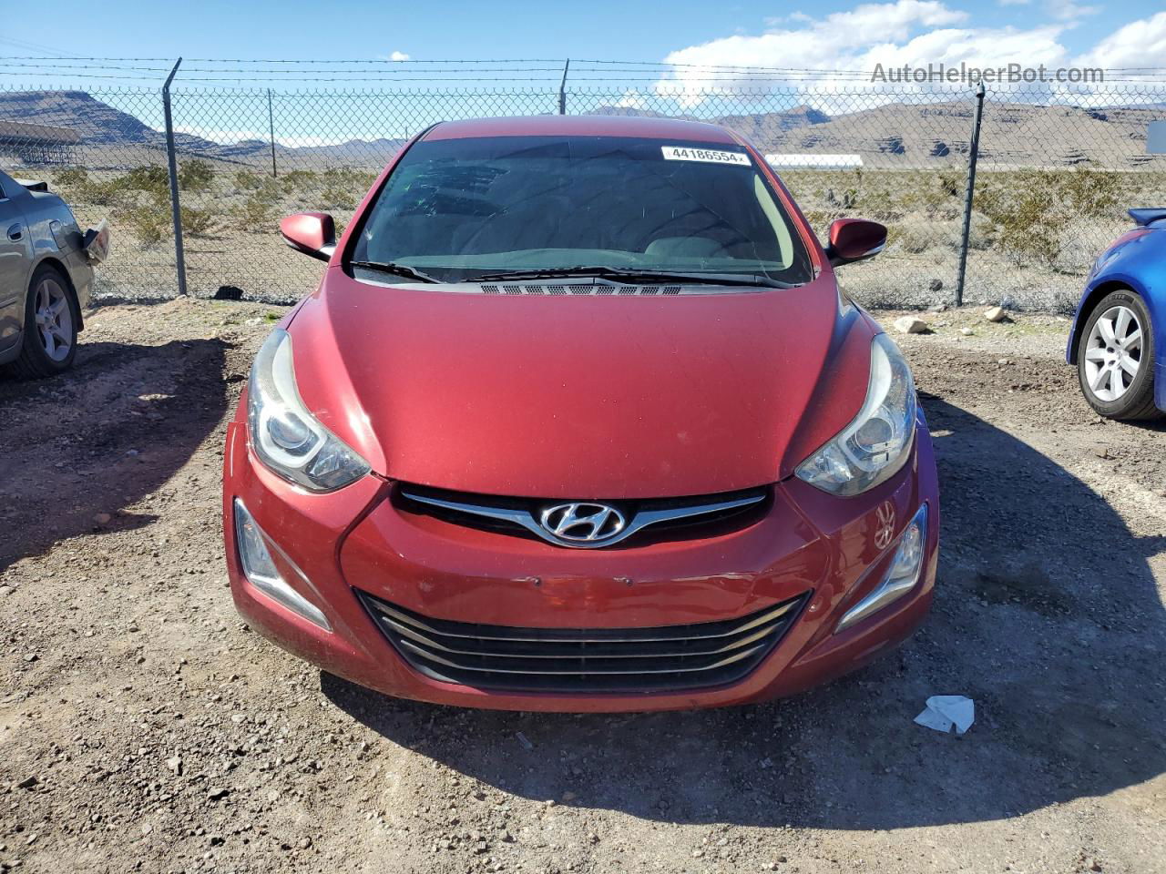 2015 Hyundai Elantra Se Red vin: 5NPDH4AE4FH583678