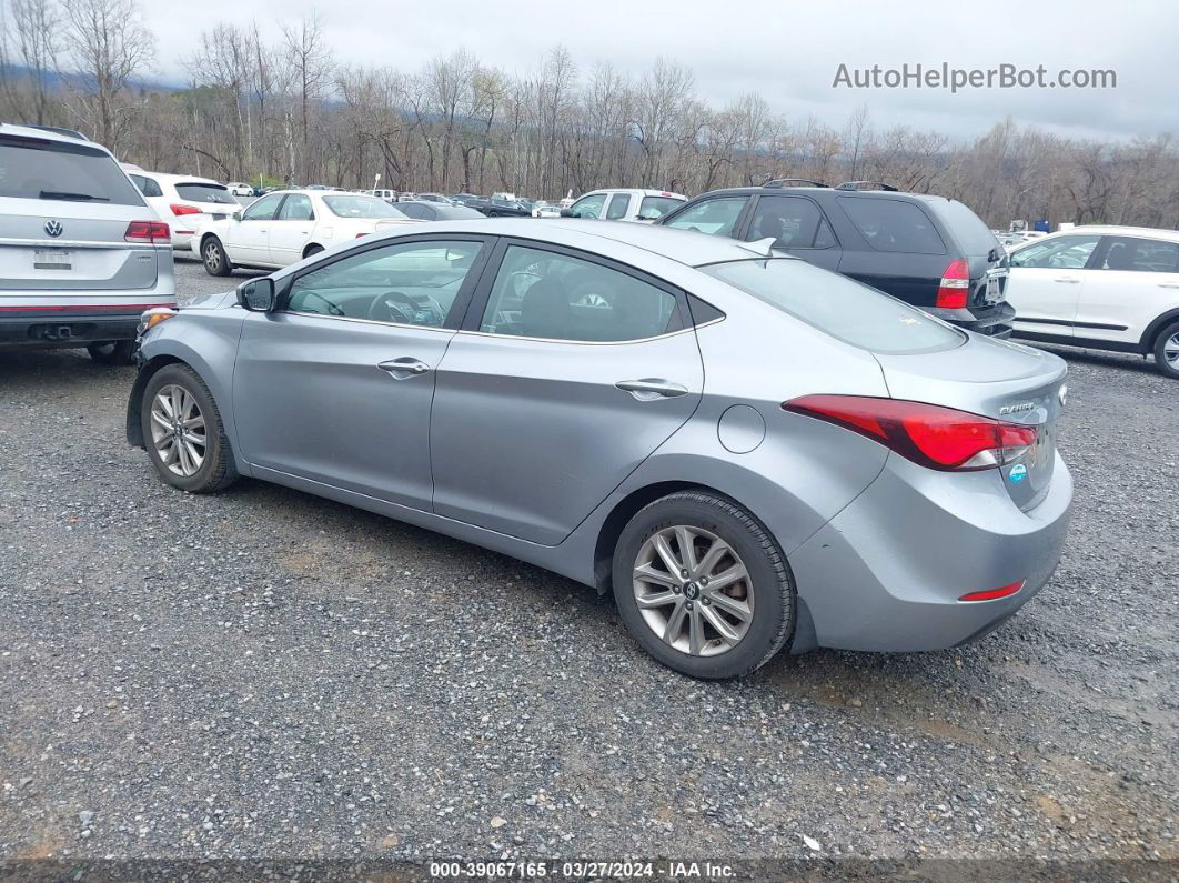 2015 Hyundai Elantra Se Silver vin: 5NPDH4AE4FH629414