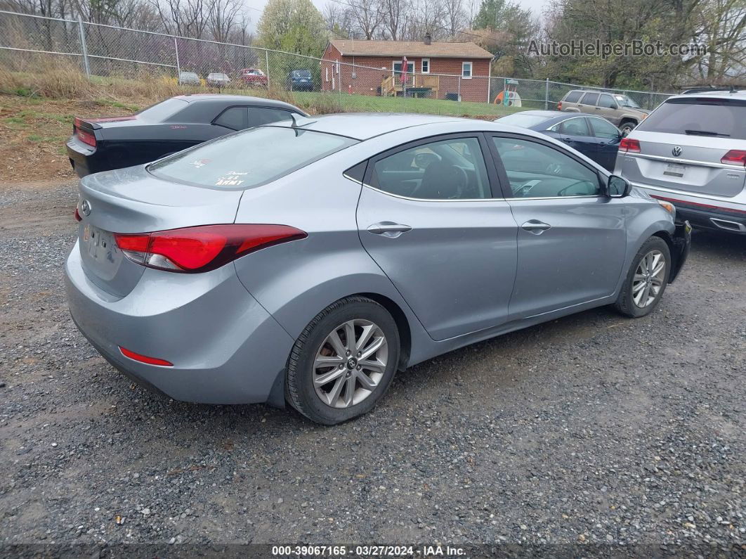 2015 Hyundai Elantra Se Silver vin: 5NPDH4AE4FH629414