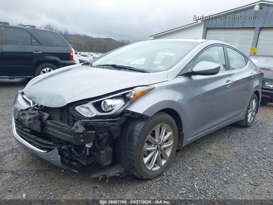 2015 Hyundai Elantra Se Silver vin: 5NPDH4AE4FH629414