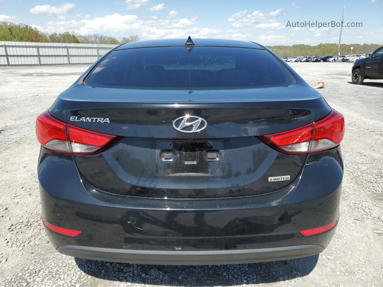 2016 Hyundai Elantra Se Черный vin: 5NPDH4AE4GH656386