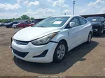 2016 Hyundai Elantra Se Белый vin: 5NPDH4AE4GH663810